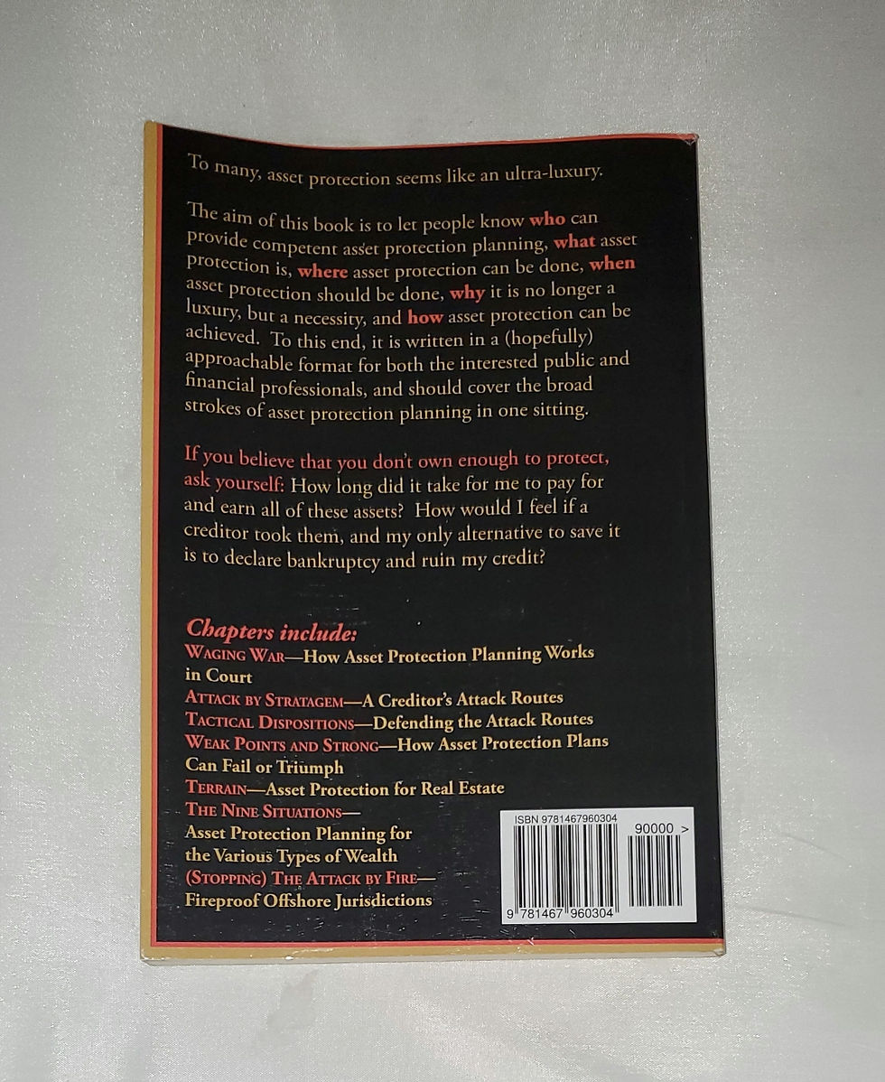 Thumbnail: The Art of Asset Protection by Brendan James Gilbert