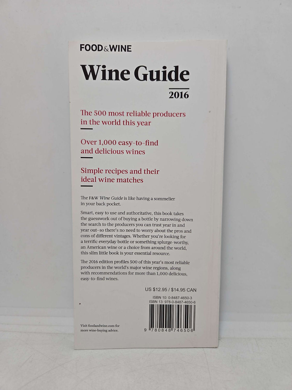 Thumbnail: Wine Guide 2016 by Food & Wine