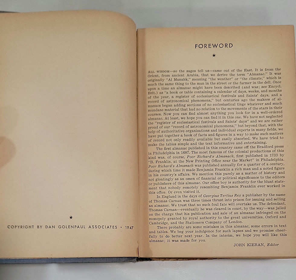Thumbnail: Information Please Almanac 1947