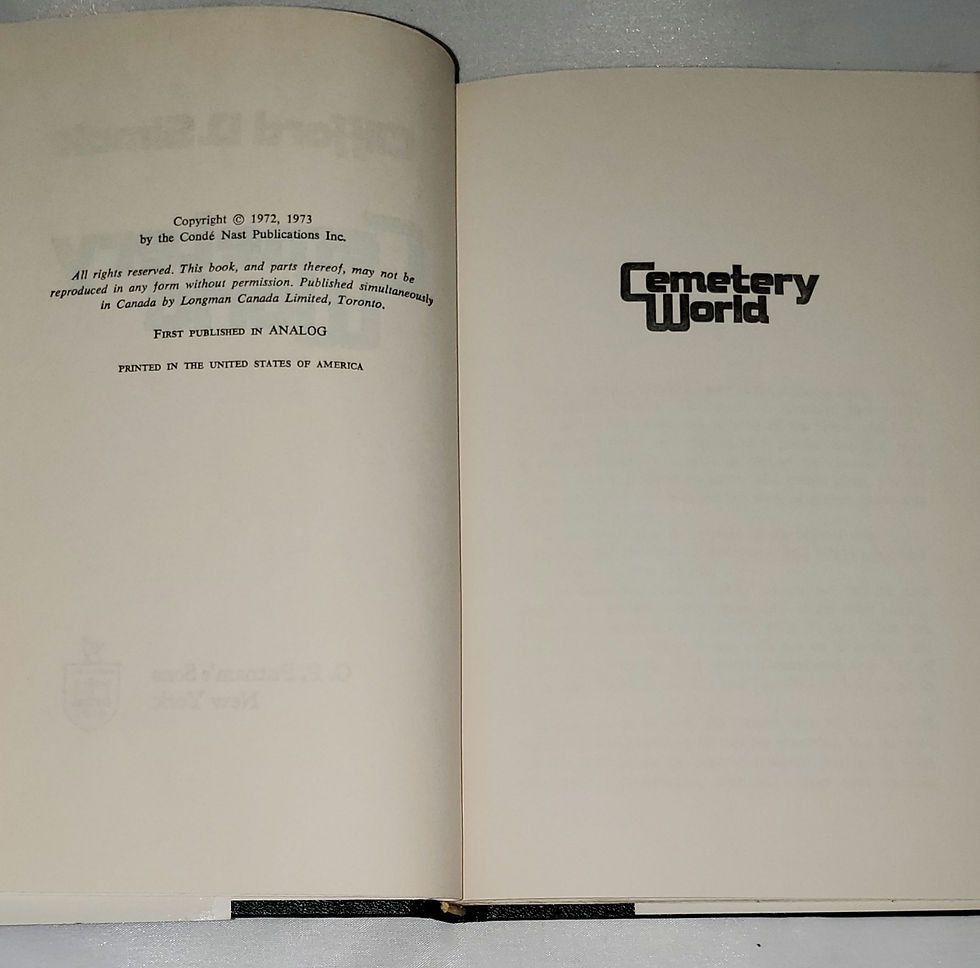 Thumbnail: Cemetery World by Clifford D. Simak