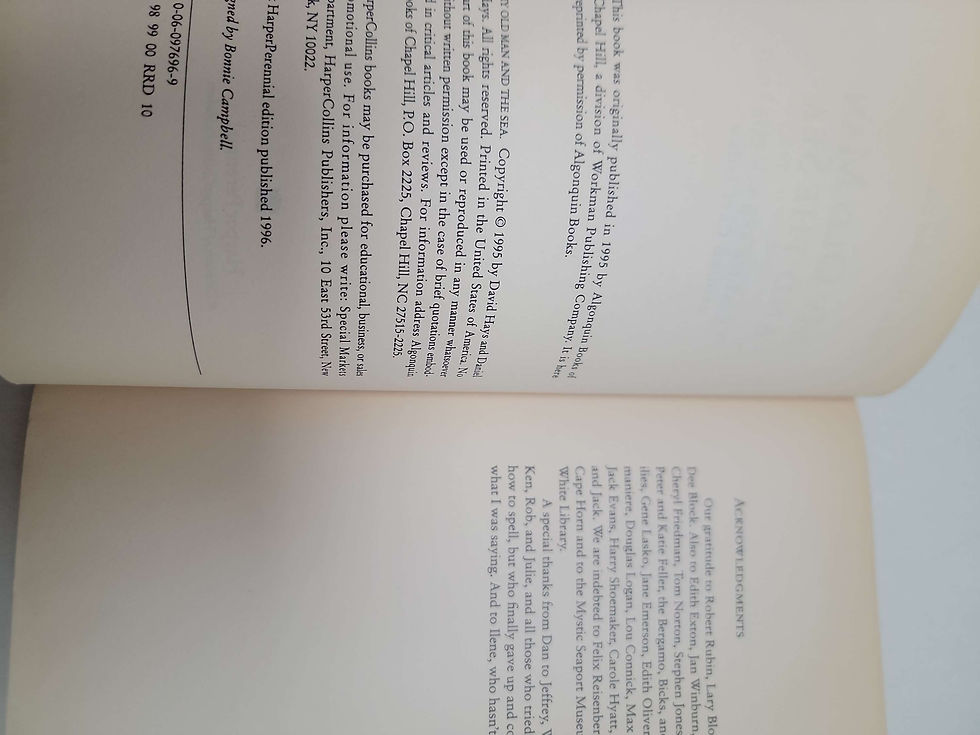 Thumbnail: My Old Man and the Sea by David Hays & Daniel Hays