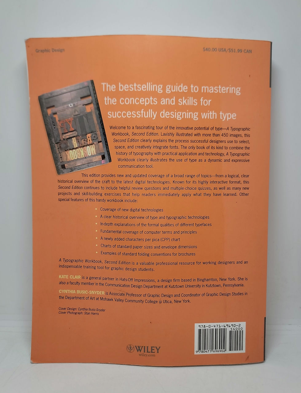 Thumbnail: A Typographic Workbook A Primer to History, Techniques, & Artistry by Kate Clair