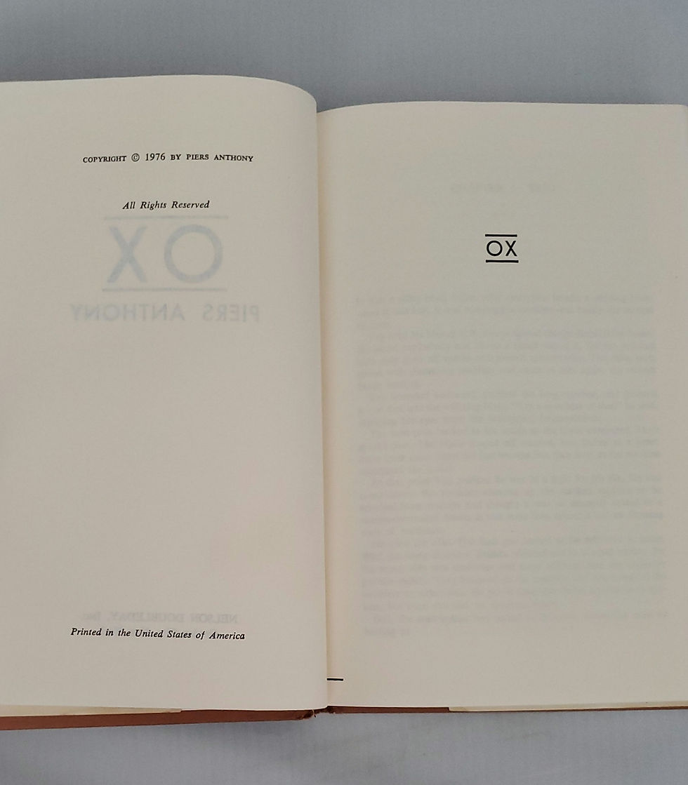 Thumbnail: Ox by Piers Anthony