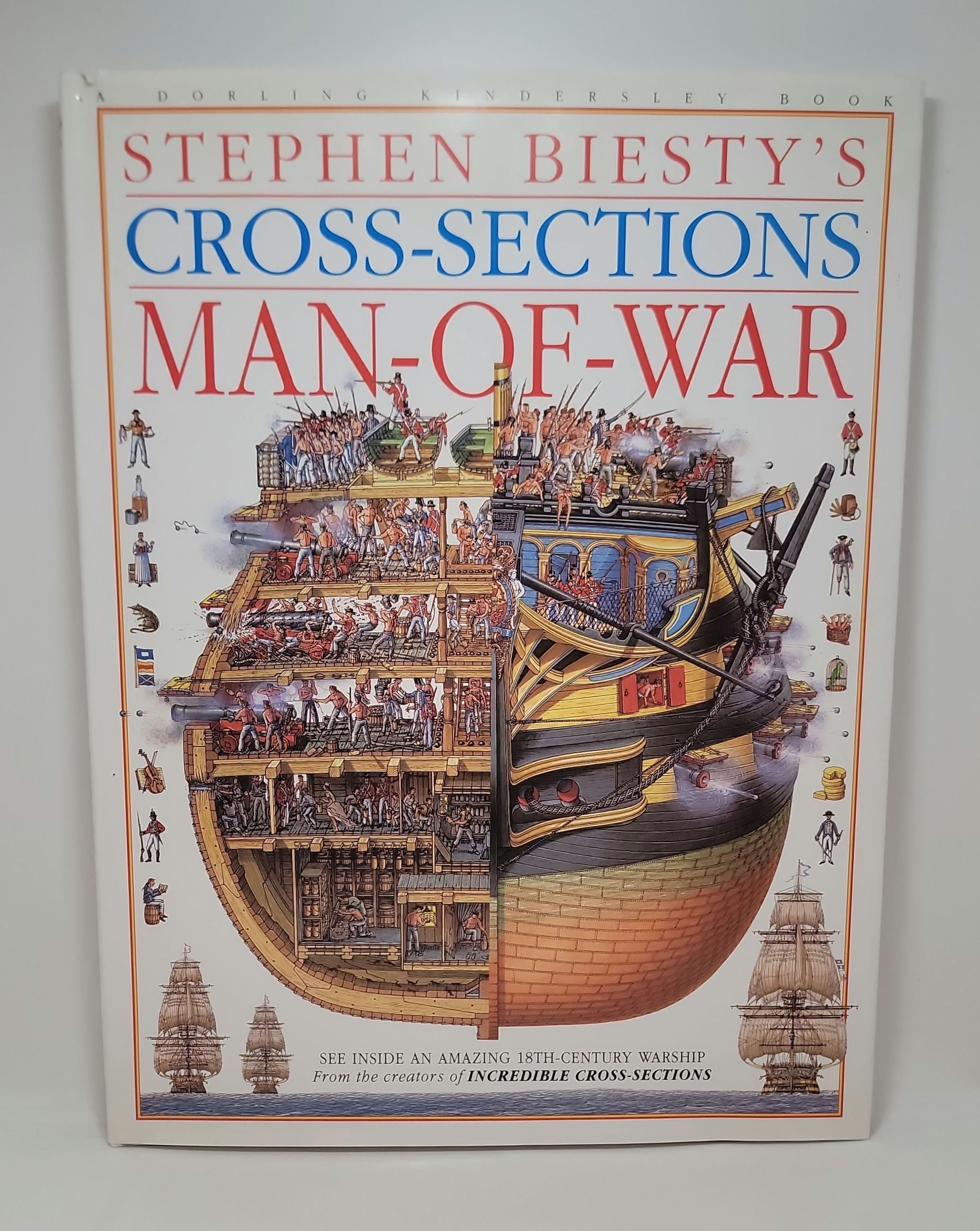 Stephen Biesty's Cross-Sections: Man-Of-War Hardcover – September 15, 1993