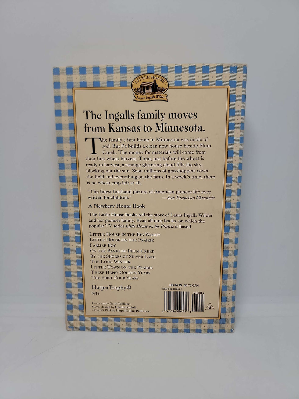 Thumbnail: On the Banks of Plum Creek by Laura Ingalls Wilder