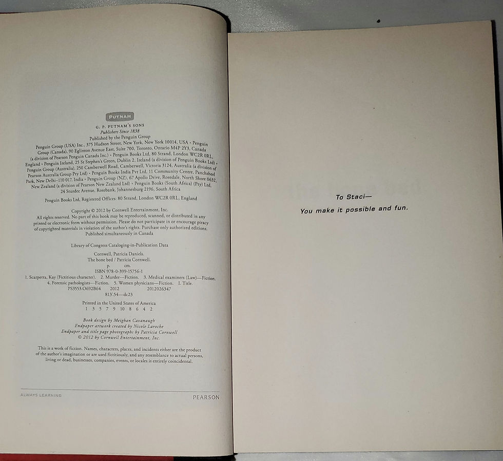 Thumbnail: The Bone Bed by Patricia Cornwell 