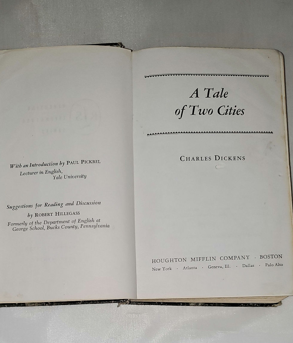 Thumbnail: A Tale of Two Cities by Charles Dickens