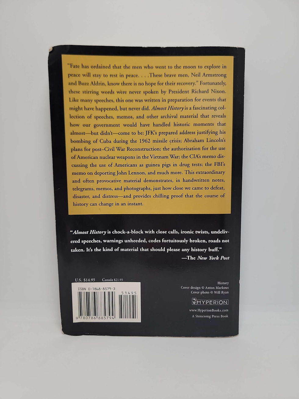 Thumbnail: Almost History by Roger Bruns introduction by Douglas Brinkley