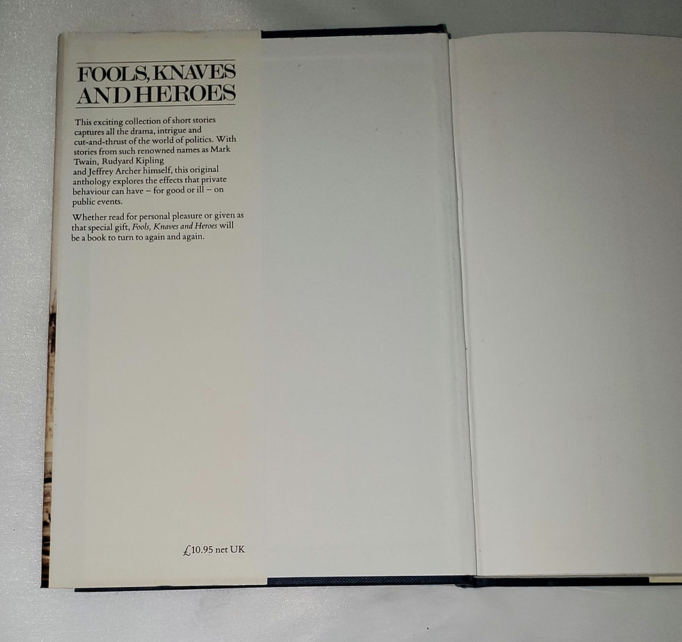 Thumbnail: Fools, Knaves and Heroes: Great Political Short Stories by Archer & Bainbridge