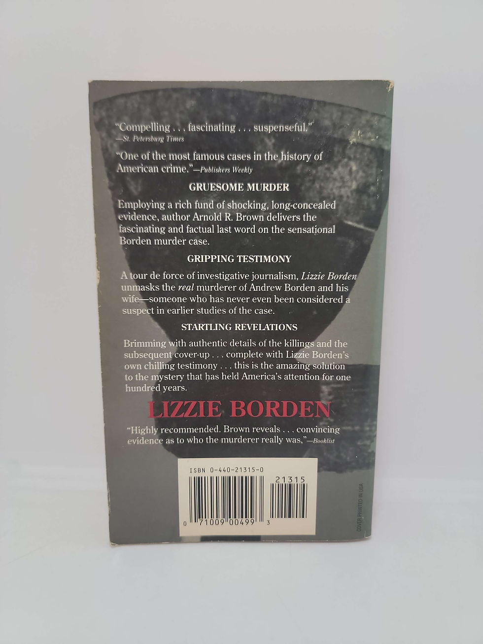 Thumbnail: Lizzie Borden: The Legend, the Truth, the Final Chapter by Arnold R. Brown