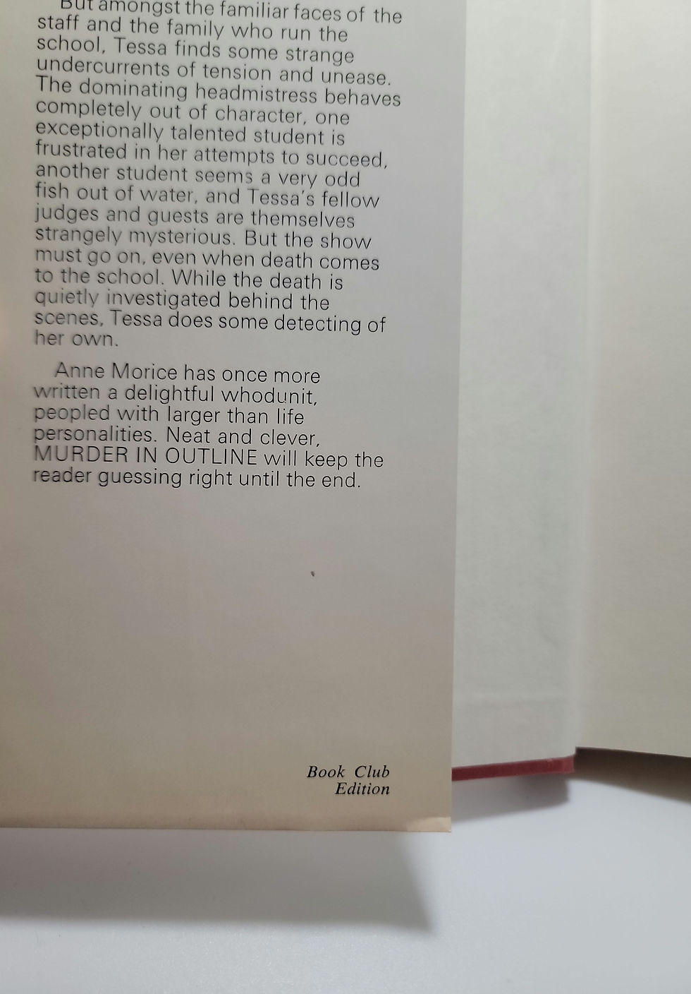 Thumbnail: Murder in Outline by Anne Morice