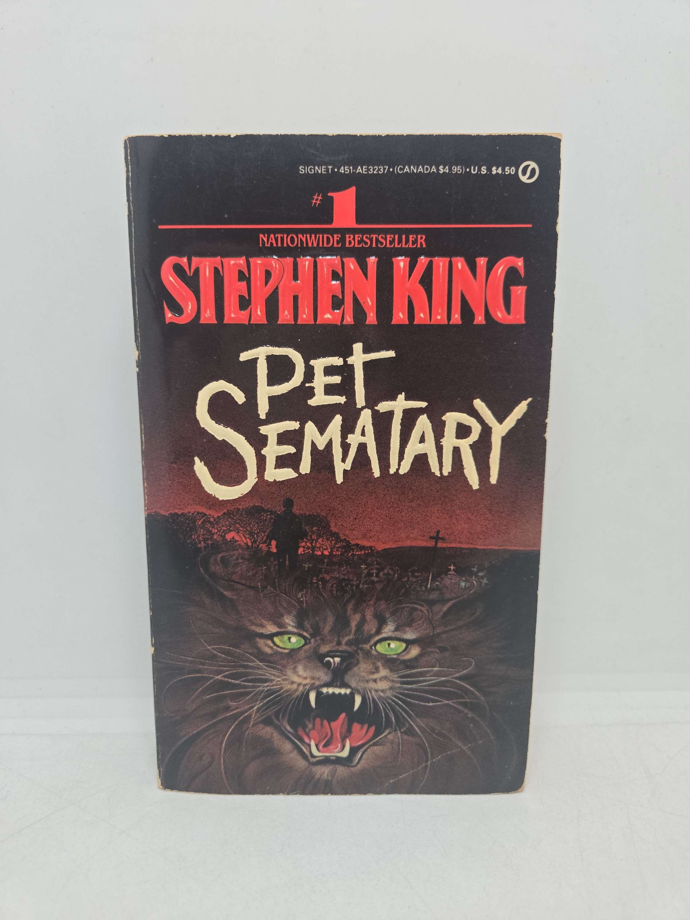 Pet Sematary by Stephen King First Signet Printing 1984