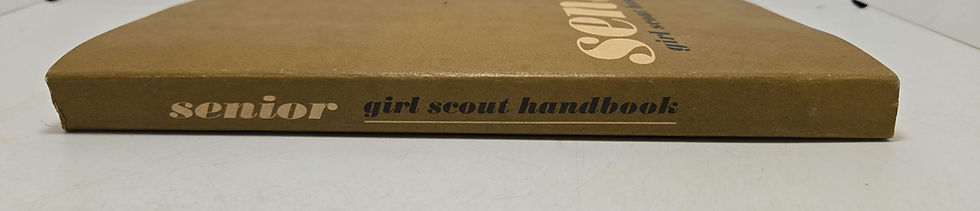 Thumbnail: Senior Girl Scout Handbook 1963