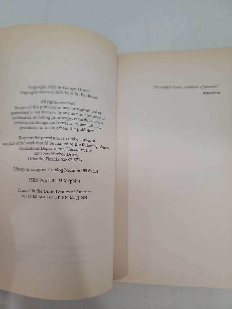 Thumbnail: Down and Out in Paris and London by George Orwell