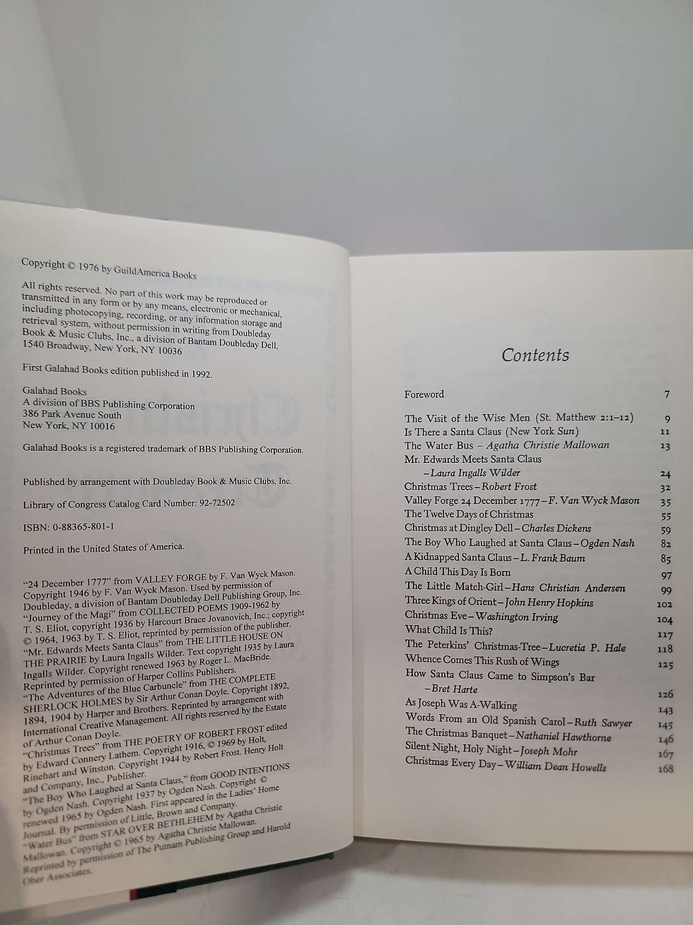 Thumbnail: A Christmas Treasury of Yuletide Stories & Poems edited by James Charlton