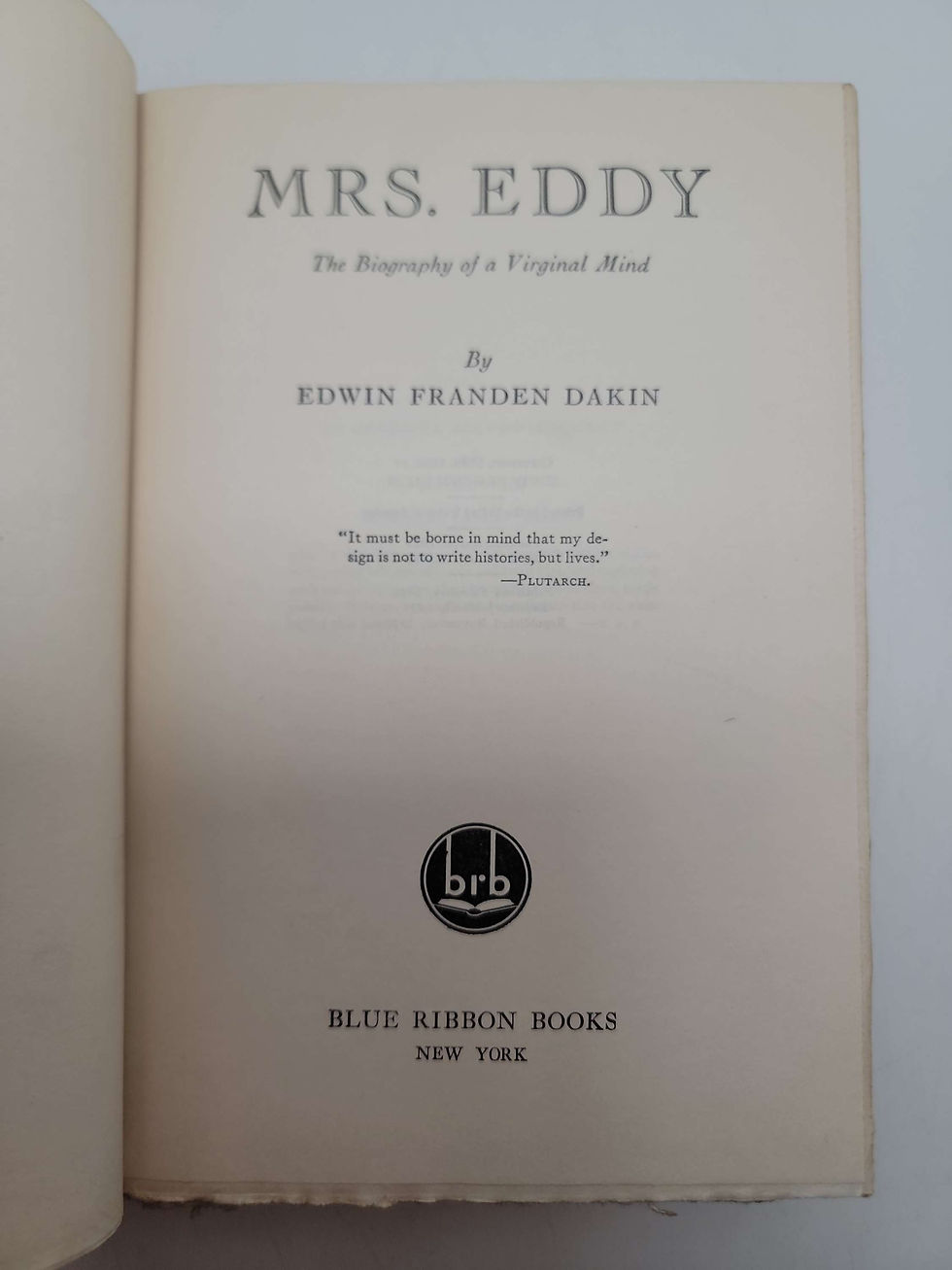 Thumbnail: Mrs. Eddy by Edwin Franden Dakin 1930