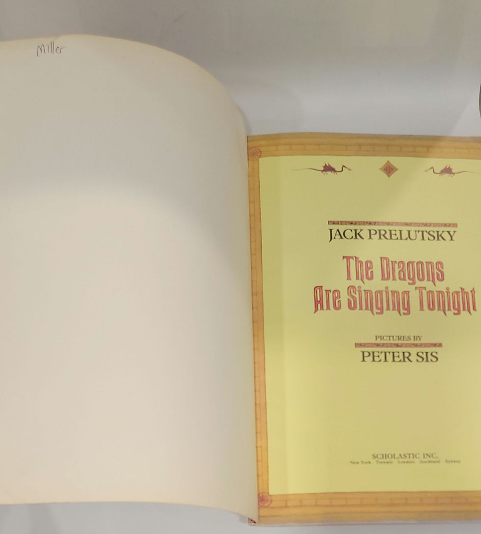 Thumbnail: The Dragons Are Singing Tonight poems by Jack Prelutsky 