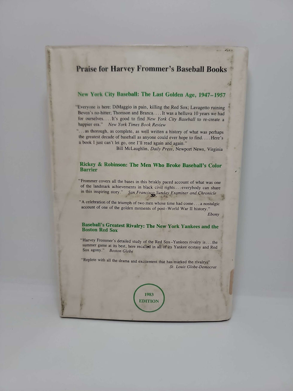 Thumbnail: Baseball's Greatest Records Streaks and Feats by Harvey Frommer