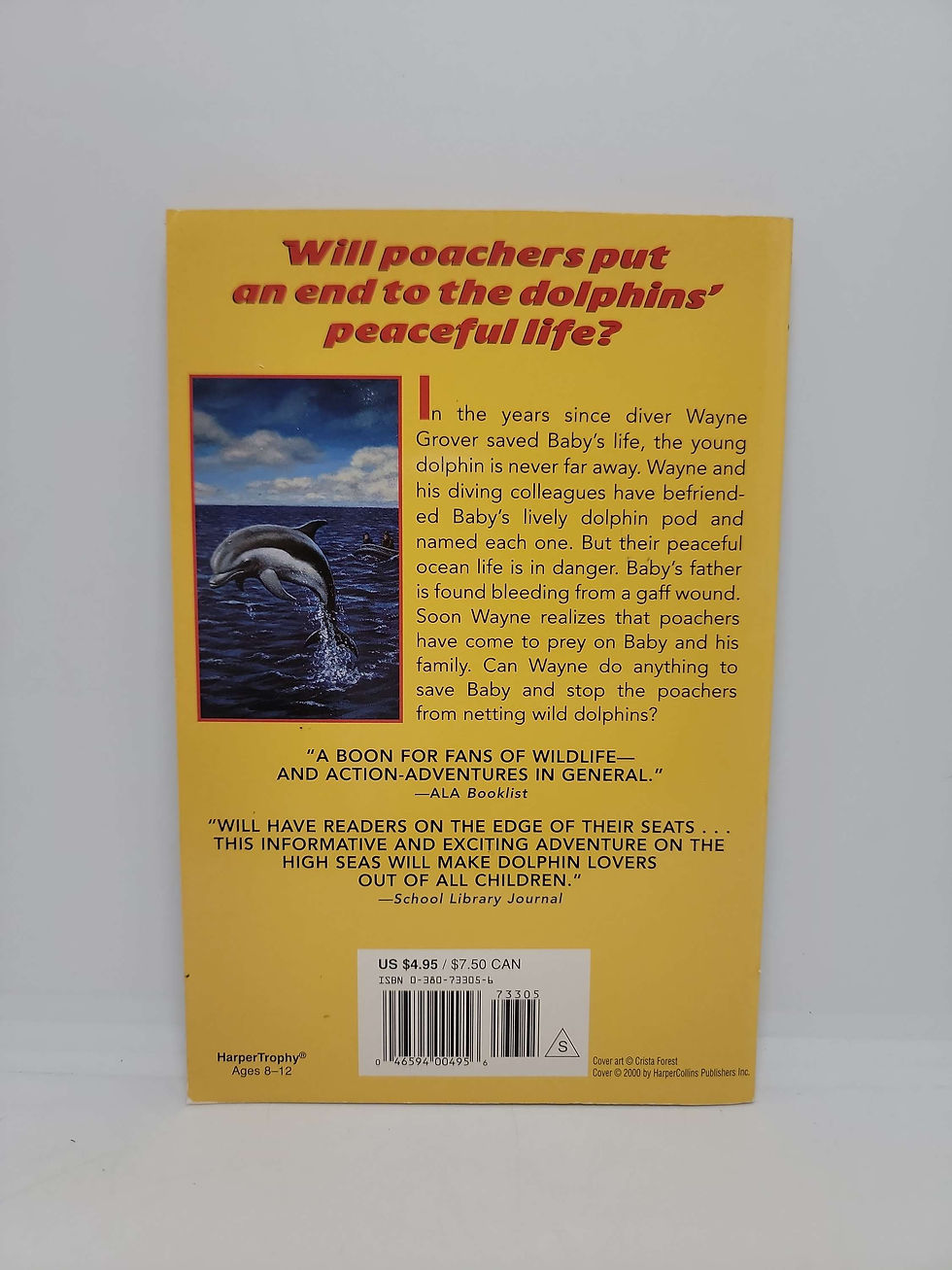 Thumbnail: Dolphin Freedom: High drama in deep water by Wayne Grover illus. by Jim Fowler
