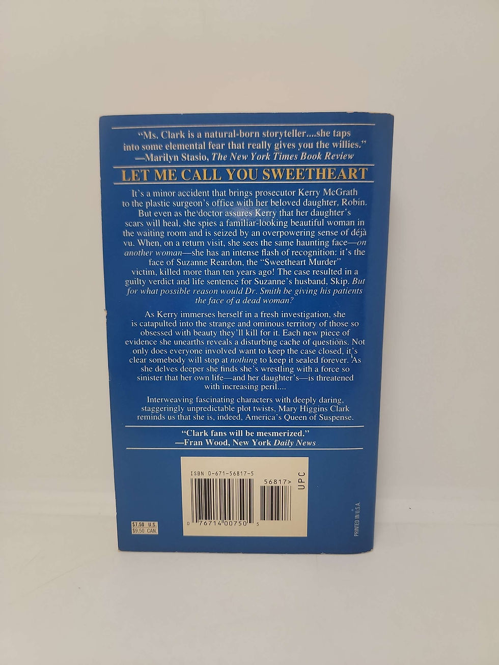 Thumbnail: Let Me Call You Sweetheart by Mary Higgins Clark