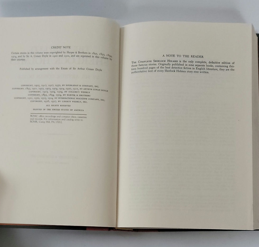 Thumbnail: The Complete Sherlock Holmes Volume I by Sir Arthur Conan Doyle 