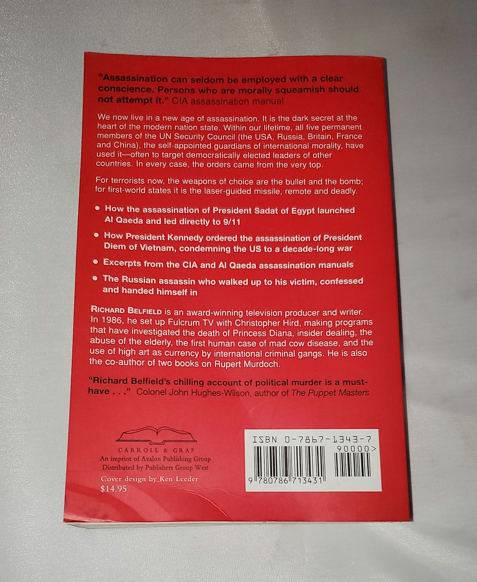 Thumbnail: The Assassination Business by Richard Belfield