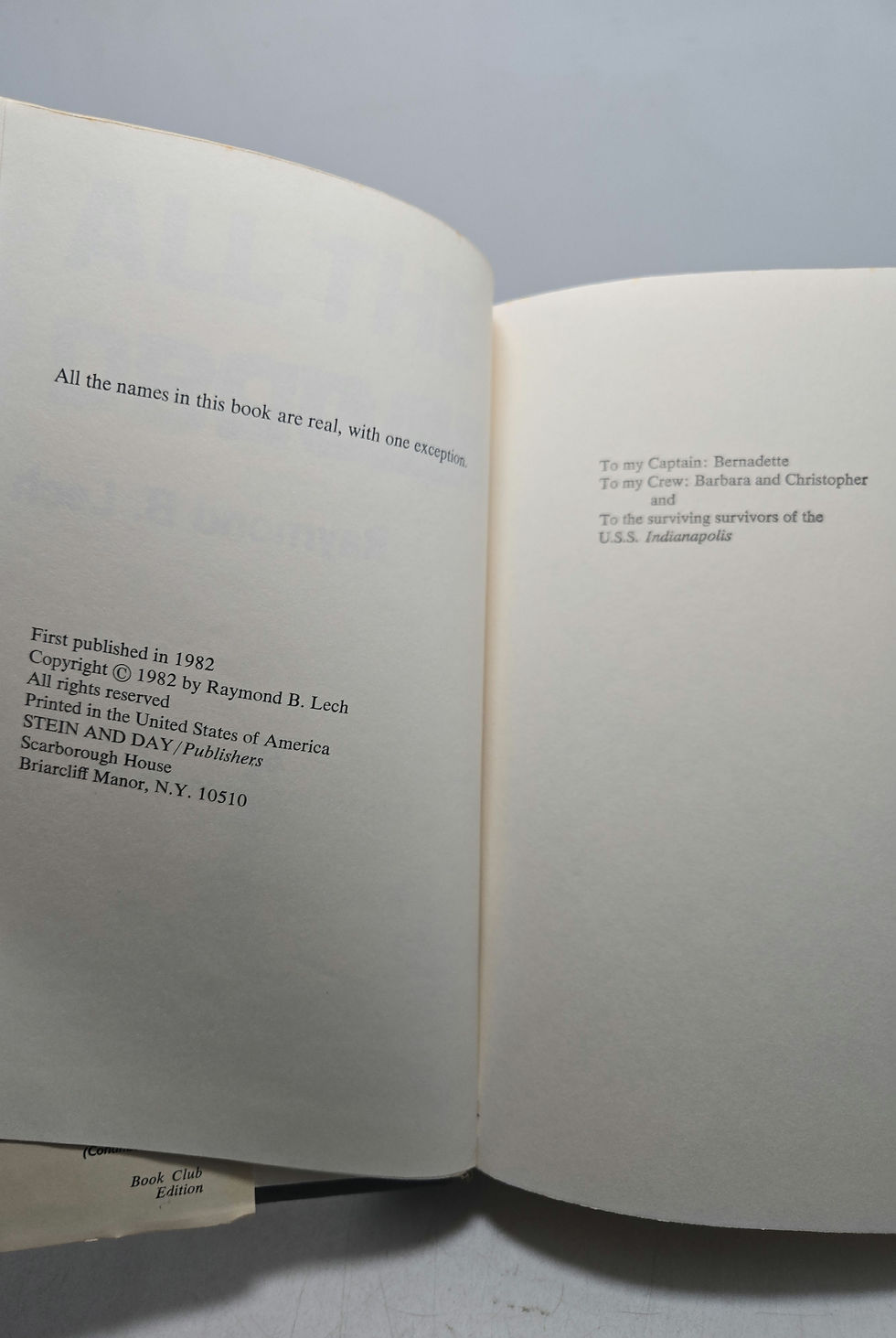 Thumbnail: All the Drowned Sailors Hardcover – January 1, 1988 by Raymond B. Lech