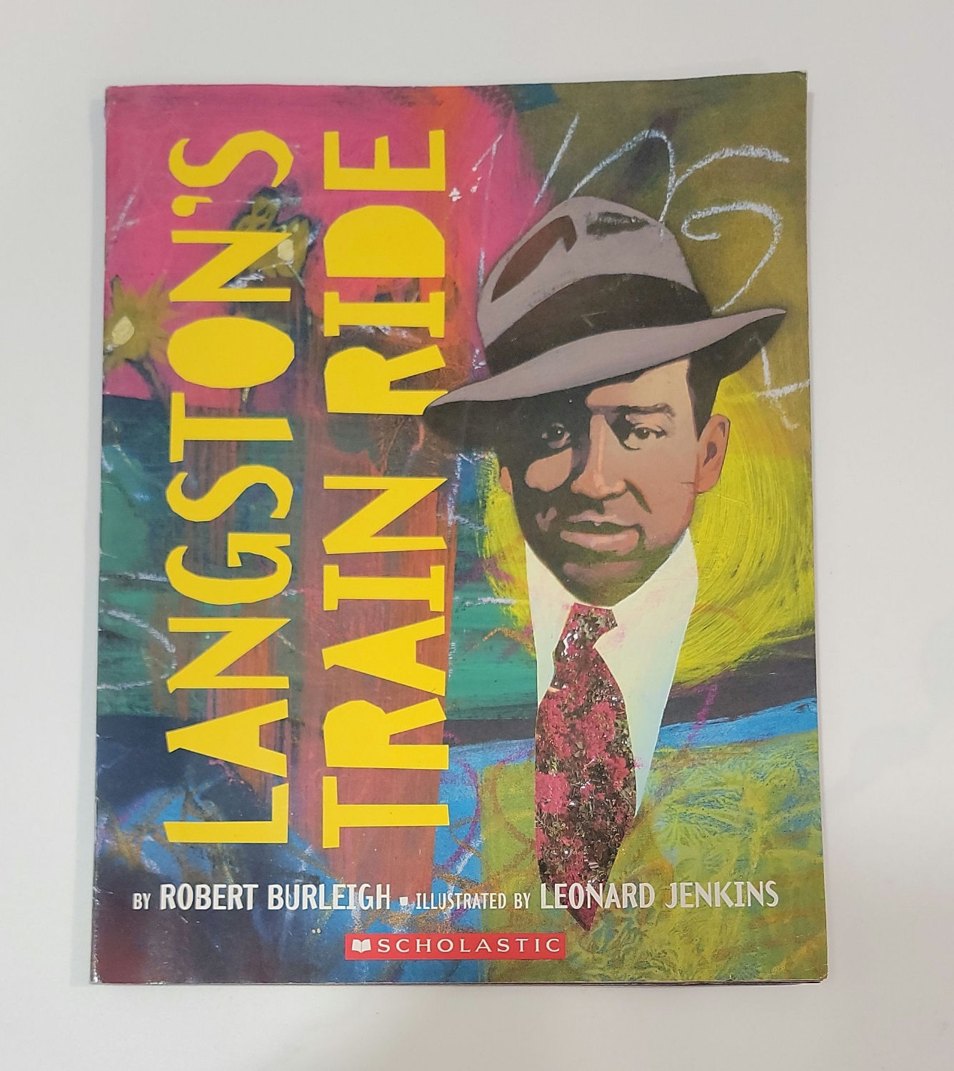 Langston's Train Ride by Robert Burleigh illus. By Leonard Jenkins