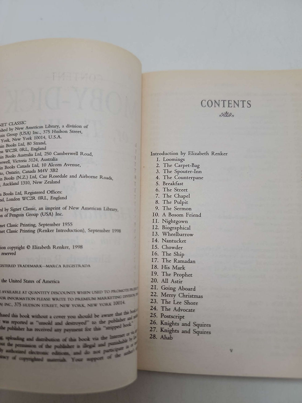 Thumbnail: Moby-Dick by Herman Melville with an Introduction by Elizabeth Renker