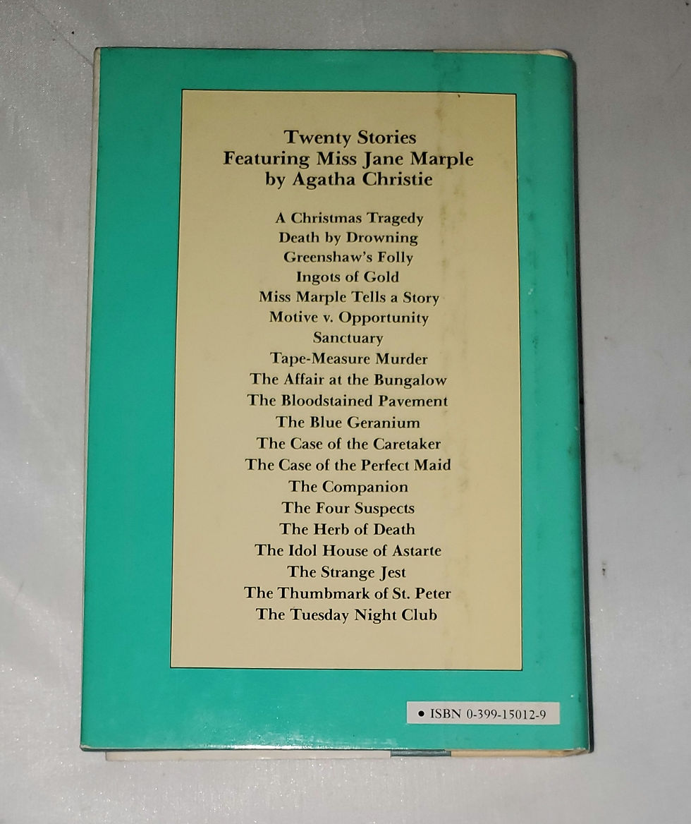 Thumbnail: Miss Marple: The Complete Short Stories by Agatha Christie 