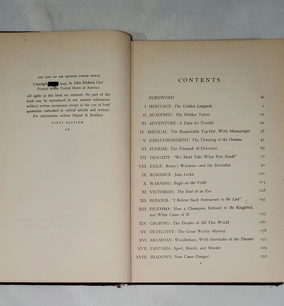 Thumbnail: The Life of Sir Arthur Conan Doyle by John Dickson Carr