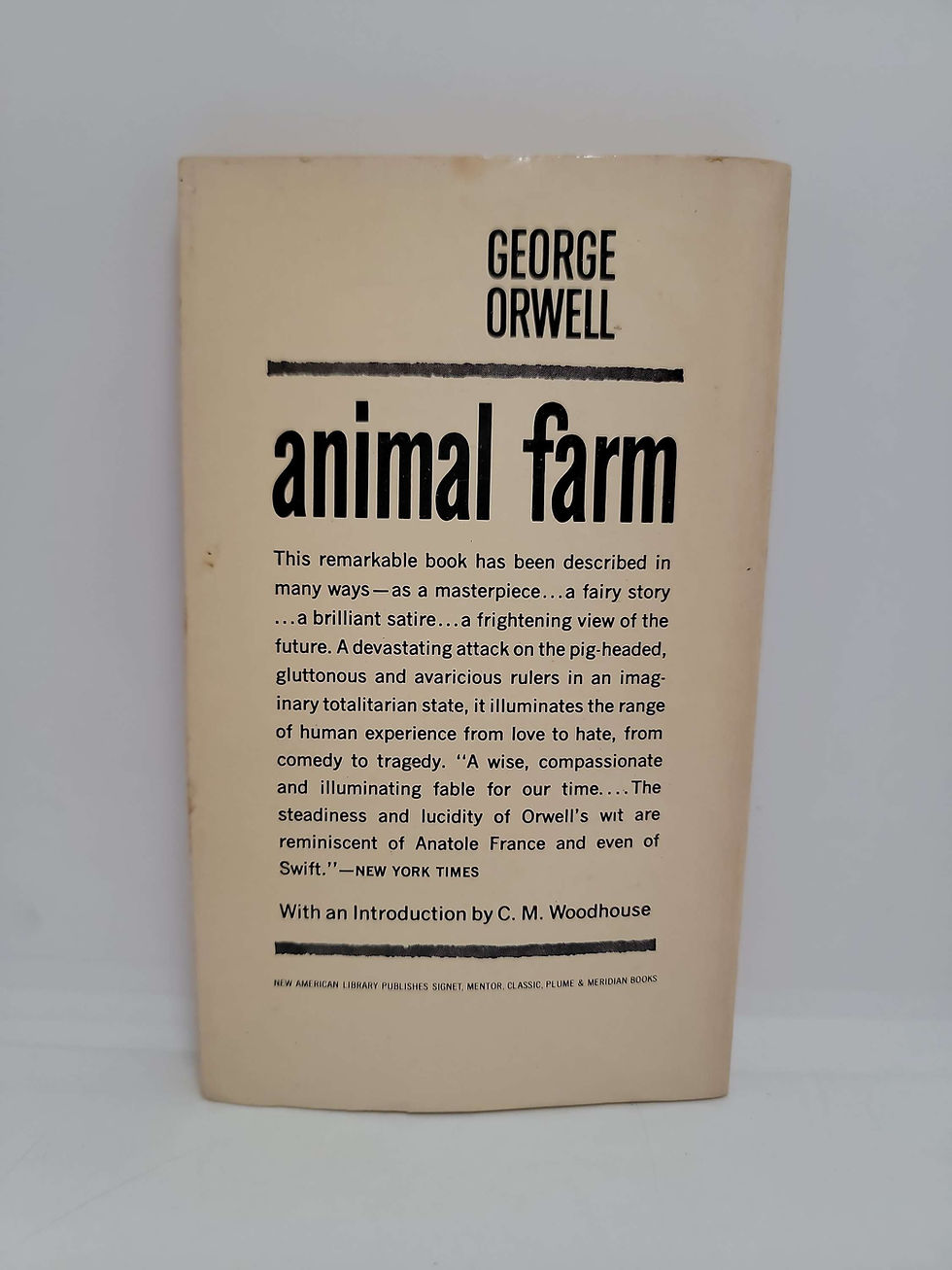 Thumbnail: Animal Farm by George Orwell