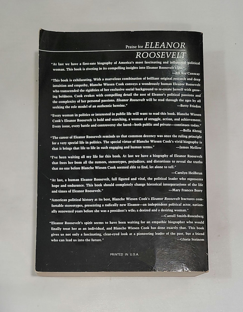 Thumbnail: Eleanor Roosevelt: Volume One 1884-1933 by Blanche Wiesen Cook