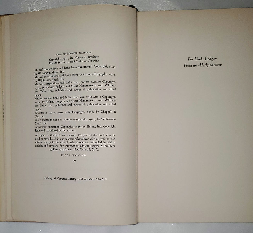 Thumbnail: Some Enchanted Evenings: the story of Rodgers and Hammerstein by Deems Taylor