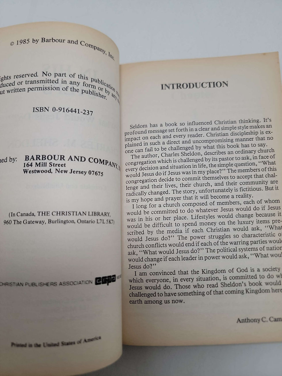 Thumbnail: In His Steps by Charles M. Sheldon