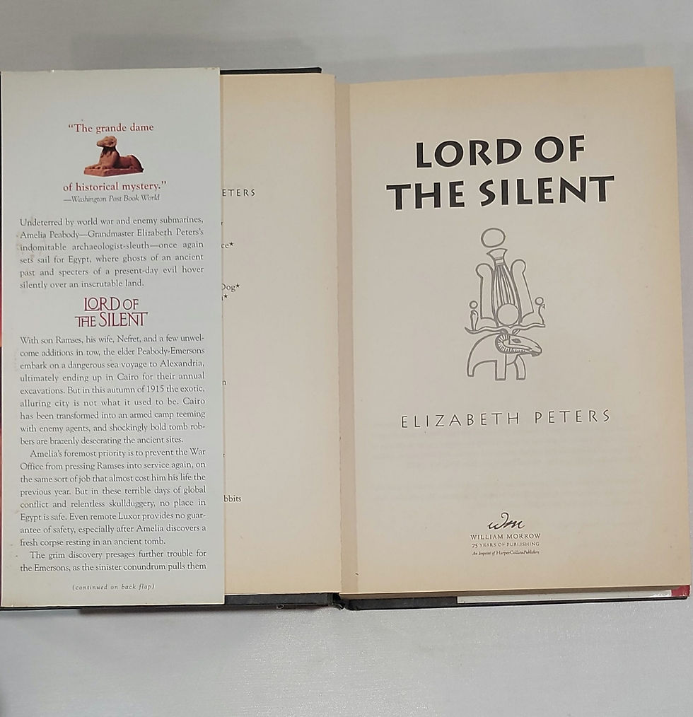 Thumbnail: Lord of the Silent by Elizabeth Peters