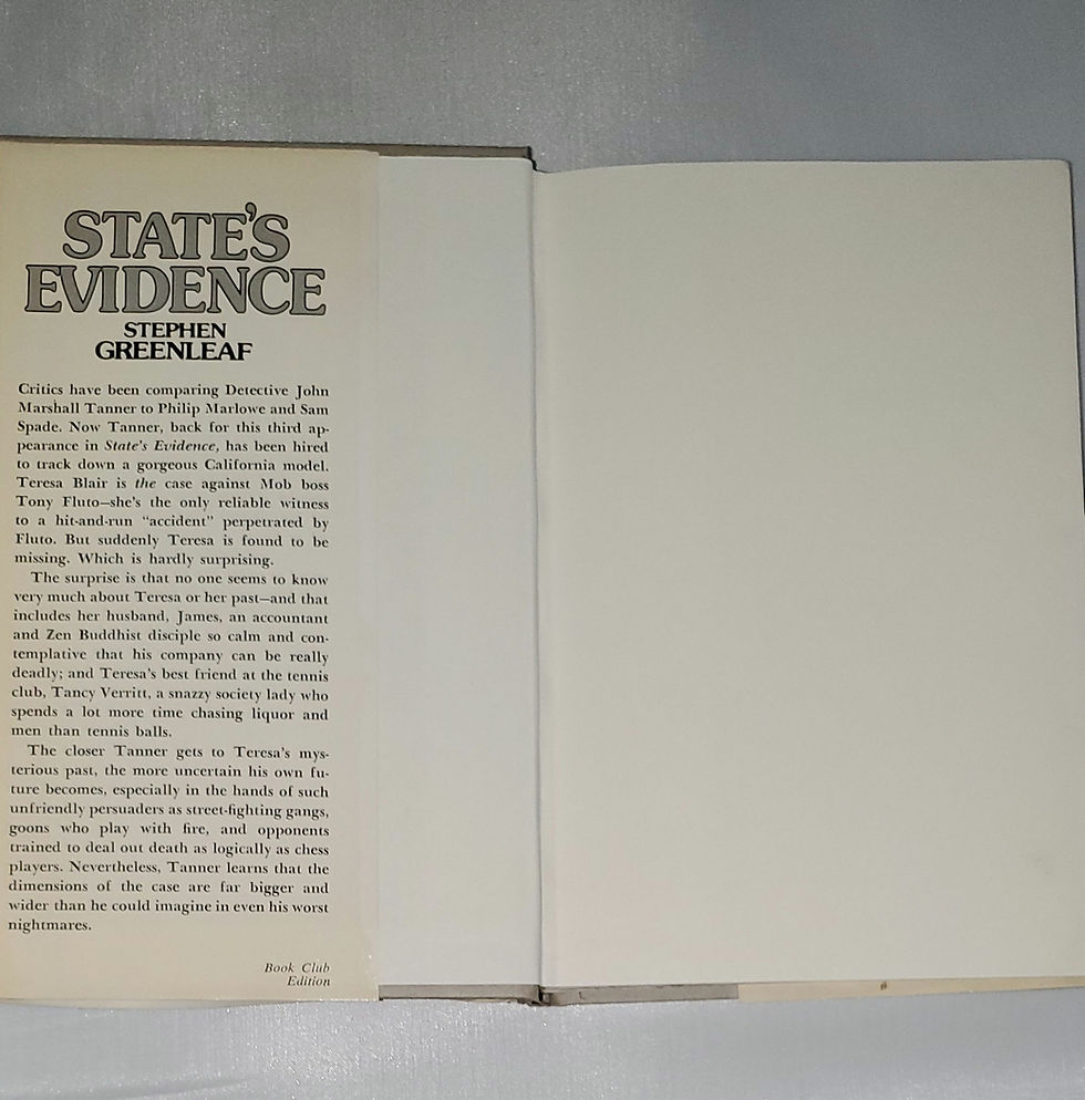 Thumbnail: State's Evidence by Stephen Greenleaf