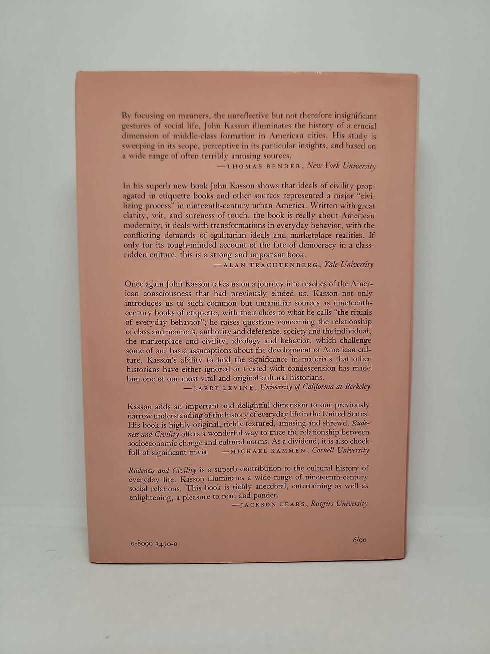 Thumbnail: Rudeness & Civility by John F. Kasson