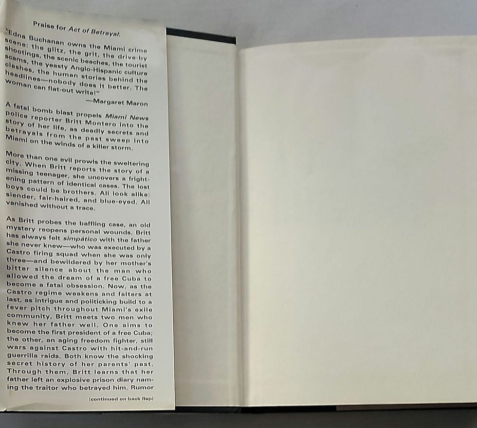 Thumbnail: Act of Betrayal by Edna Buchanan