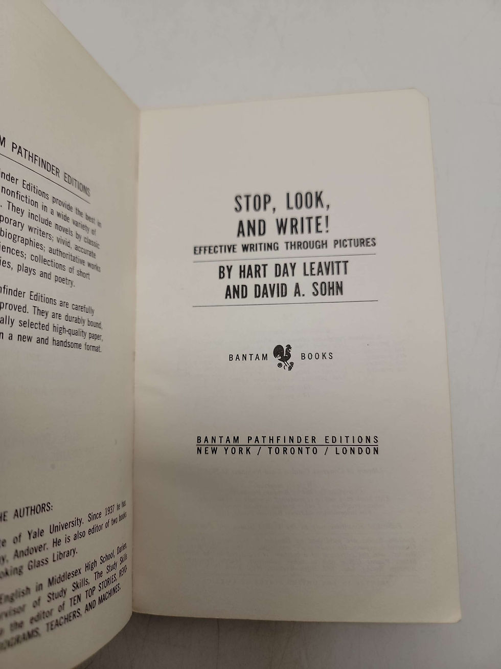 Thumbnail: Stop, Look, and Write! Effective Writing Through Pictures