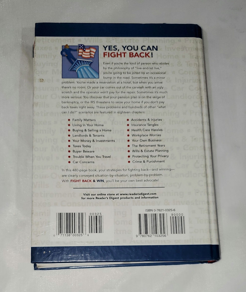 Thumbnail: Reader's Digest - Fight Back & Win: What to Do When You Feel Cheated or Wronged
