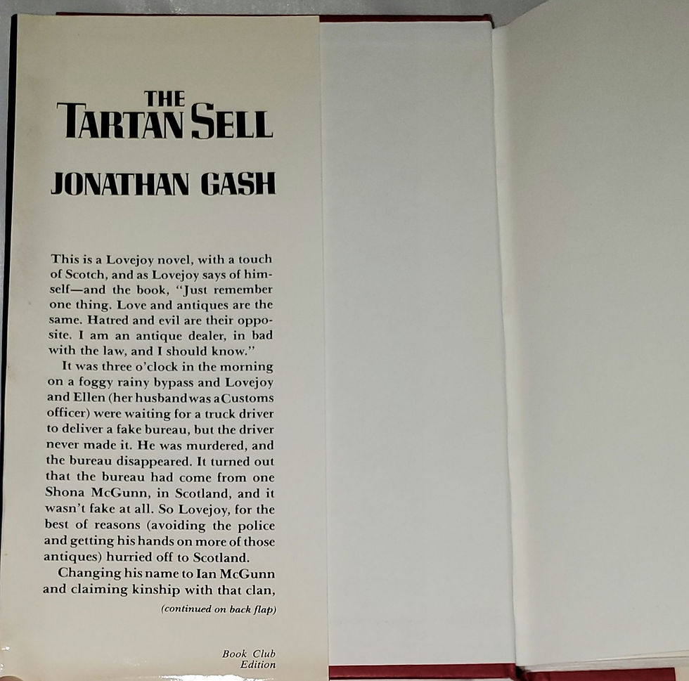Thumbnail: The Tartan Shell: A Lovejoy Novel by Jonathan Gash