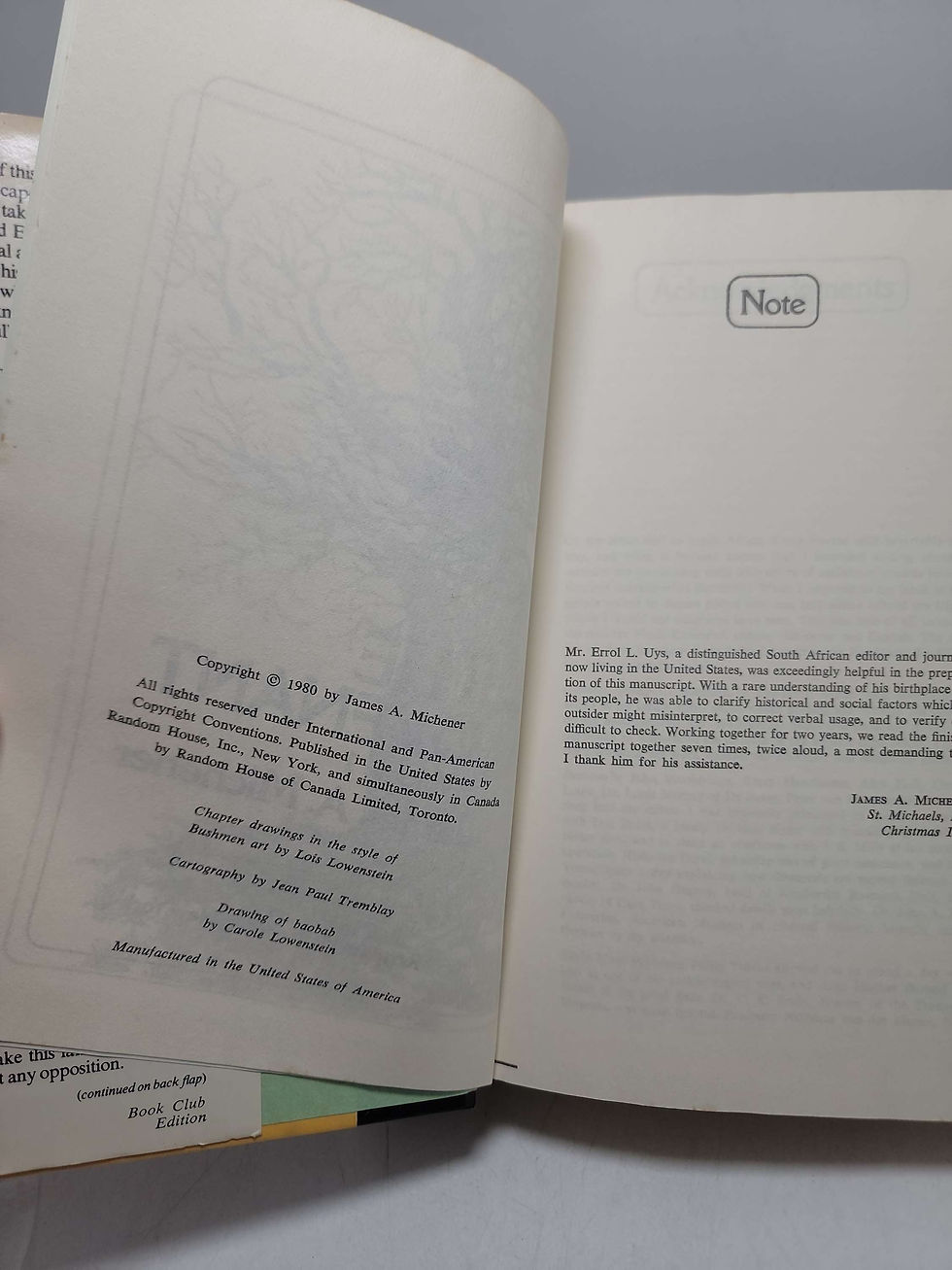 Thumbnail: The Covenant by James A. Michener