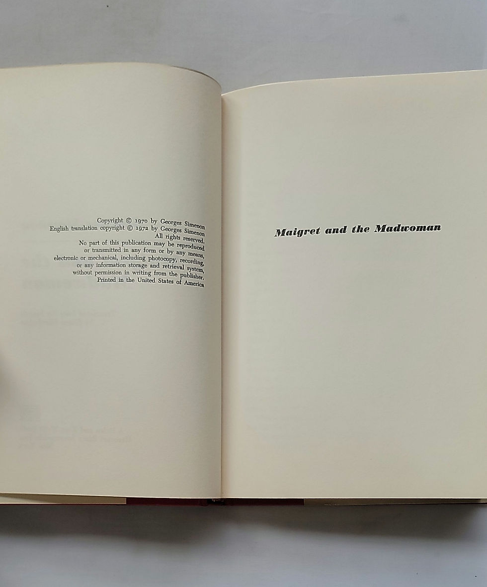 Thumbnail: Maigret and the Madwoman by Simenon
