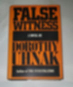 Thumbnail: False Witness: A Novel by Dorothy Uhnak