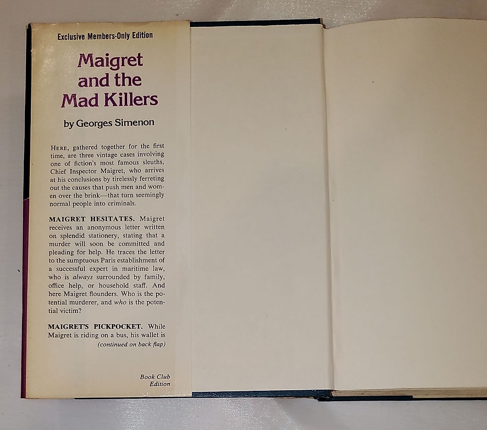 Thumbnail: Maigret & The Mad Killers by Simenon