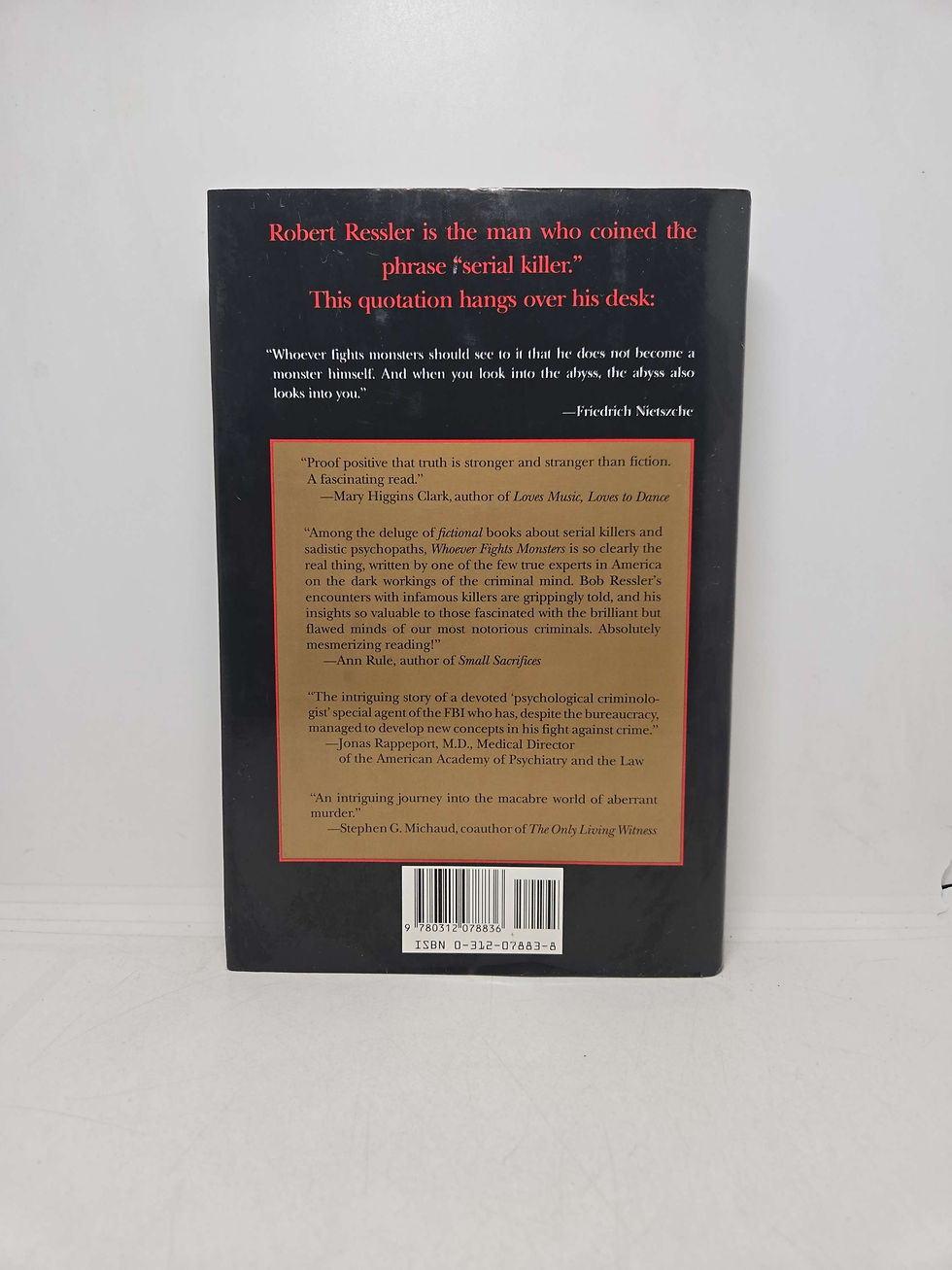 Thumbnail: Whoever Fights Monsters by Robert K. Ressler and Tom Shachtman