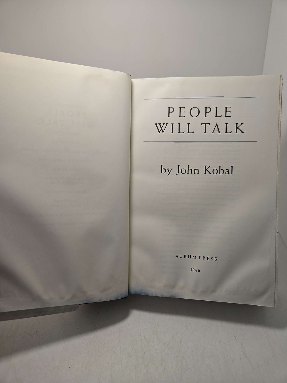 Thumbnail: People Will Talk: conversations with John Kobal