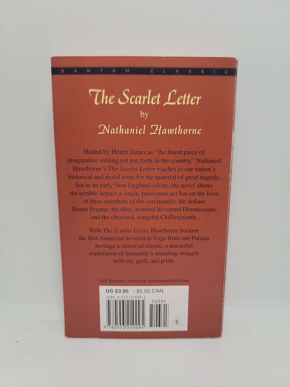 Thumbnail: The Scarlet Letter by Nathaniel Hawthorne (Bantam Classics)