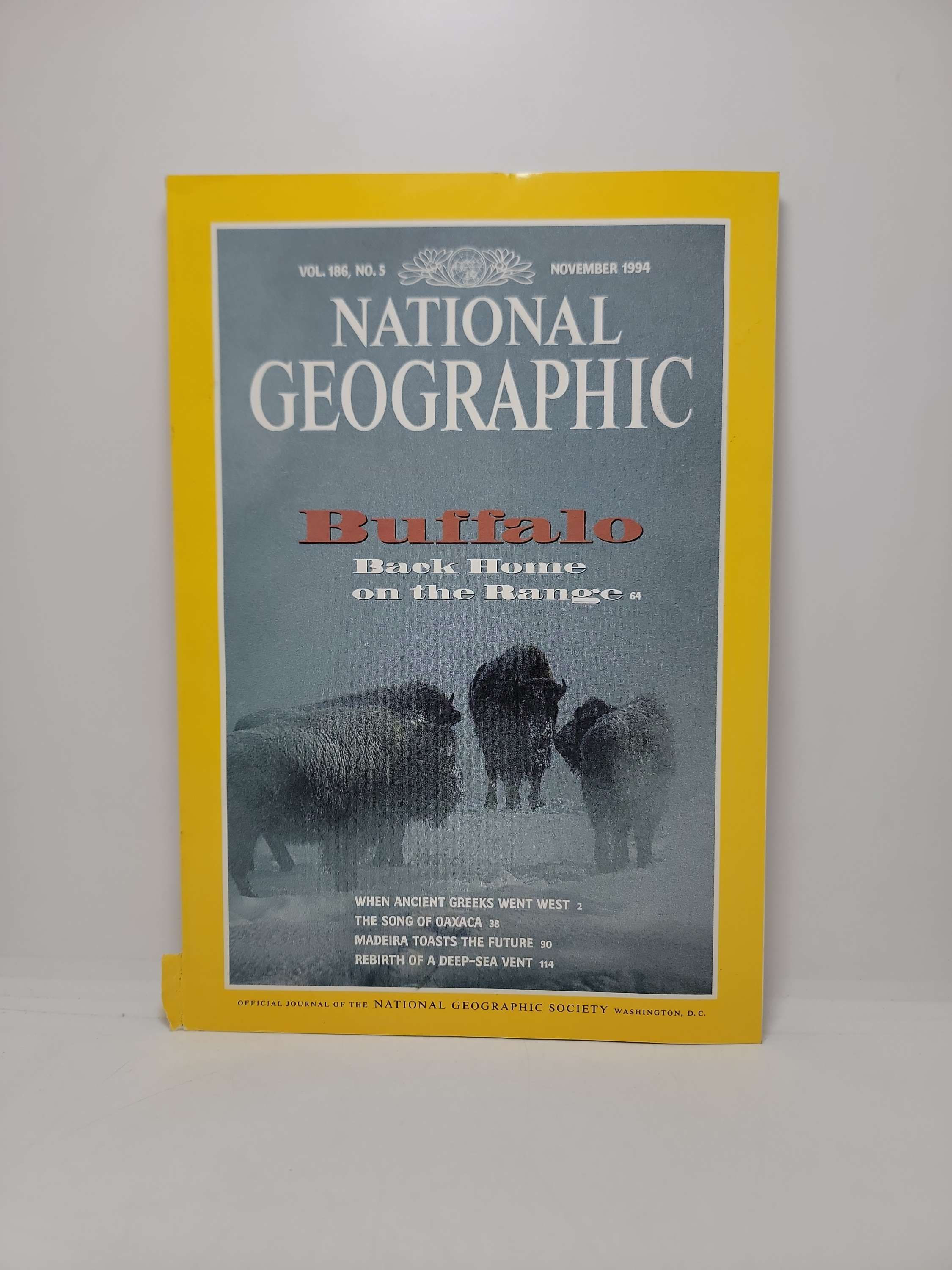 National Geographic: Buffalo Back Home on the Range, November 1994